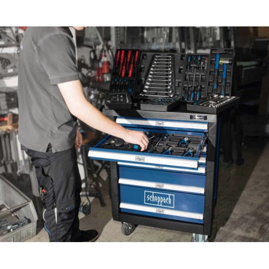 Instrumentu ratiņi ar instrumentiem 263 gab TW1000, Scheppach