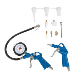 Bezeļļas kompresors Aircase, 2L tilpne + piederumi, Scheppach