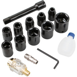Pneimatiskās triecienatslēgas komplekts 1/2", Scheppach