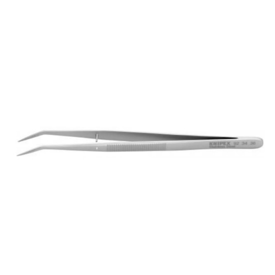 Pincete ar liektiem galiem 155 mm 45°, Knipex