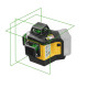 Lāzerlīmeņrādis LAX 600 G, 3x360° zaļās līnijas, karkass CAS, Stabila
