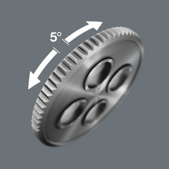 Sprūdrata-skrūvgrieža 3/8'' komplekts, 13 gab., 8009 Zyklop, Wera