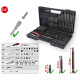 Uzgaļu komplekts, 208 gab. 208-osaline, KS Tools