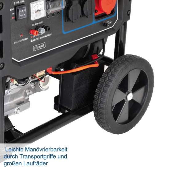 Strāvas ģenerators trīsfāzu SG7100x, Scheppach
