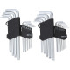 L-Hex and L-Torx wrench set, 22pcs 22 osa, KS Tools