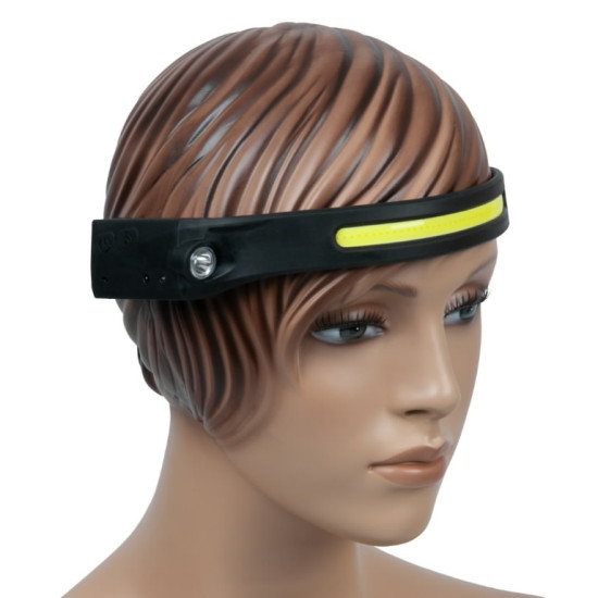 Headlamp with motion sensor, 270° light, rechargable, USB-C 270°, KS Tools