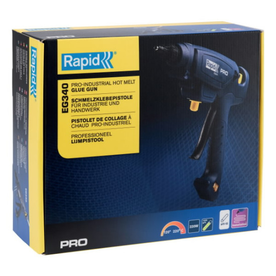 Glue Gun EG340, 12mm, PRO, Rapid