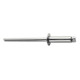 Alumīnija kniedes Al 4,8x25mm 50gab.+urbis komplektā, Rapid