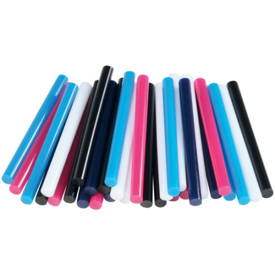 Glue sticks 7x94mm, 5 colors, 125g, Rapid