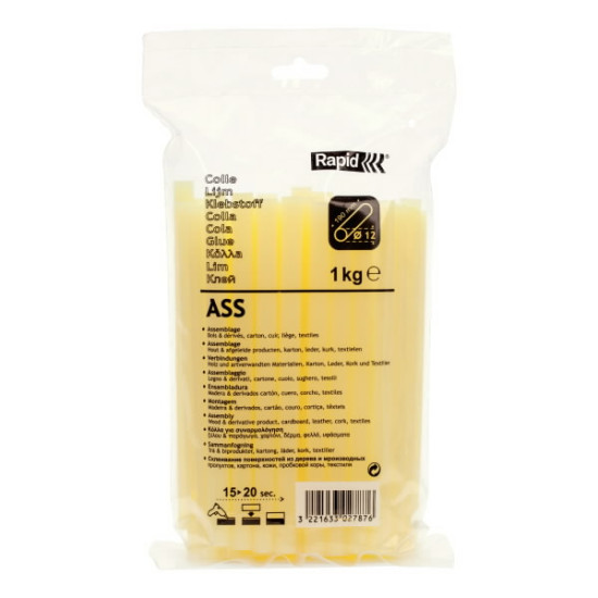 Glue sticks Professional, 12x190mm, Special assembly, 1 kg, Rapid