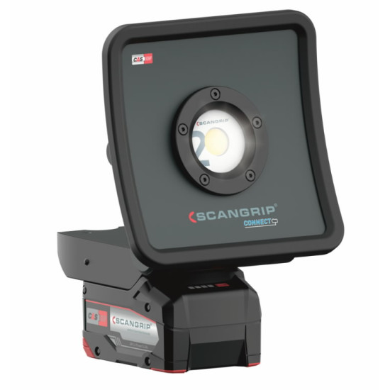 Akumulatora darba lampa NOVA 2 CONNECT, 2000 lm, karkass CA CAS, Scangrip