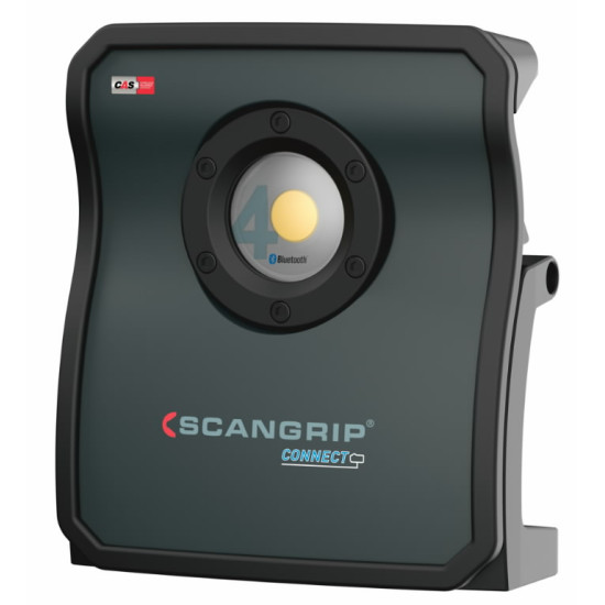 Akumulatora darba lampa NOVA 4 CONNECT, 4000 lm, karkass CAS, Scangrip
