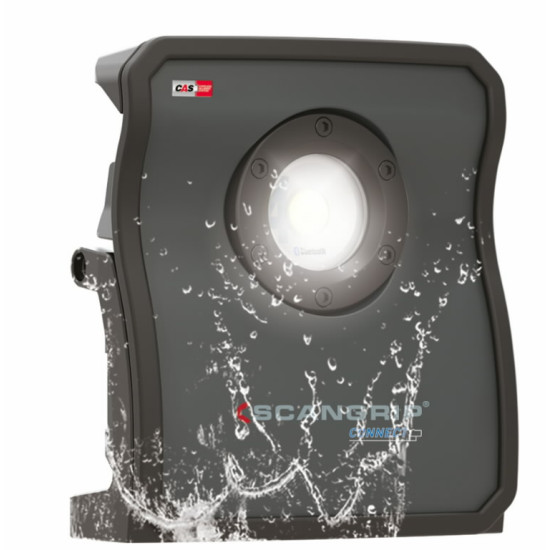Akumulatora darba lampa NOVA 4 CONNECT, 4000 lm, karkass CAS, Scangrip