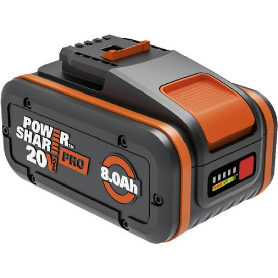 Akumulators Li-ion 20V / 8,0Ah. WORX WA3648, Worx