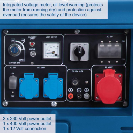 Ģenerators SG5200D, Scheppach