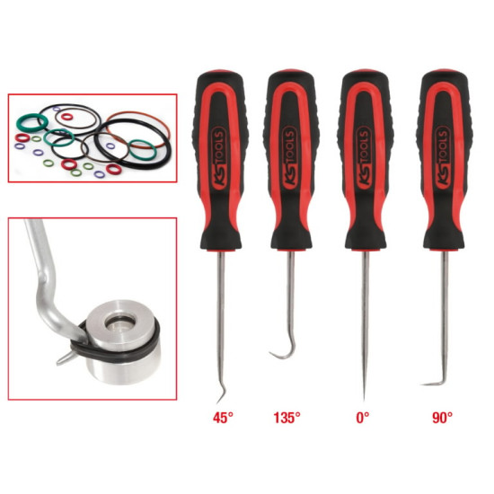 Āķu un īlenu komplekts 4 gab., KS Tools