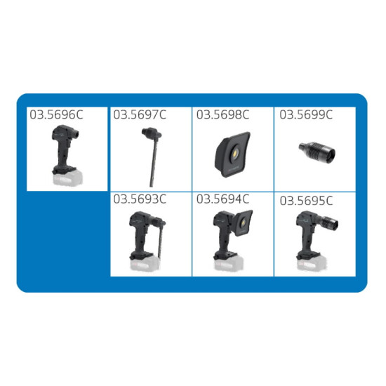 Universāla lampa MULTILIGHT CONNECT priekš karkasa, 750 lm C CAS, Scangrip