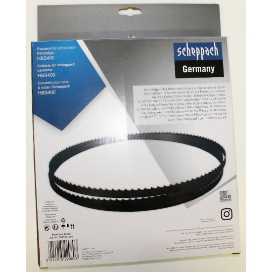 Lentzāģa asmens HBS400 2240x13x0.5mm Z4, Scheppach