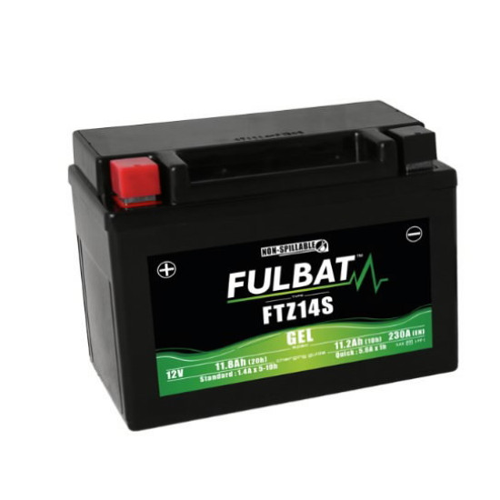 Akumulators 12V 11,2Ah FTZ14S GEL, Fulbat