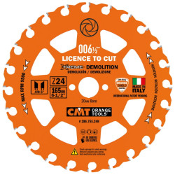 Zāģripa kokam Demolition ITK Xtreme HW 165x2,3/1,2x20mm Z24 165x2,3/1,2x20mm Z24 ß5°ATB, CMT