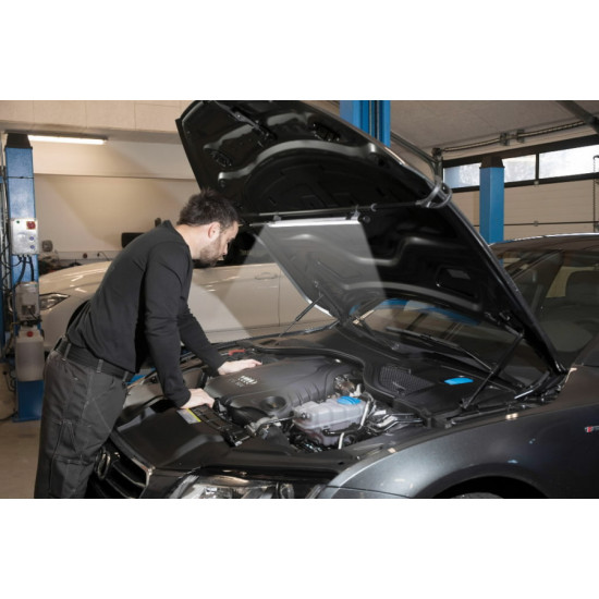Bonnet lamp LINE LIGHT BONNET C+R rechargeable + 5m cable IP, Scangrip