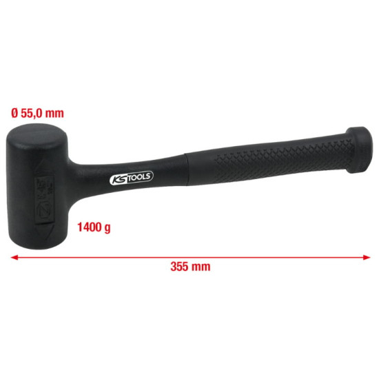 Bezatsitiena āmurs 1270g 1050g, KS Tools