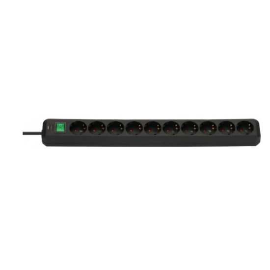 Pagarinātājs 3m Eco-Line H05VV-F 3G1,5, 10 kontaktligzdas, Brennenstuhl