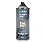 Aerosols RAL 9007 High Gloss Grey Aluminium 400ml, Motip