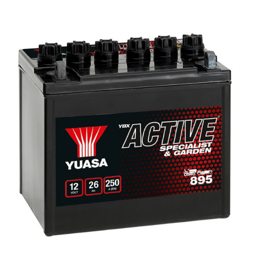 Akumulators 12V, 26aH YUASA 895UR1, Ariens