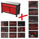 Instrumentu ratiņi PERFORMANCE plus P45, ar 950 gab. instr., KS Tools