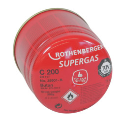 C 200 Supergas gāzes balons, 190 ml, Rothenberger