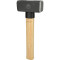 Club hammer with hickory handle, 2000 g 2000g, KS Tools