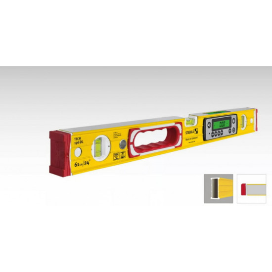 Digitālais elektroniskais līmeņrādis TECH 196 DL Electronic IP67 100cm, Stabila