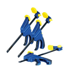 Mini One-Handed Bar Clamps, Rapid