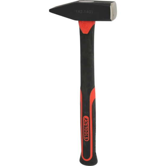 Āmurs ar stikla šķiedras rokturi 1000 g, DIN 1041 1000g, KS Tools