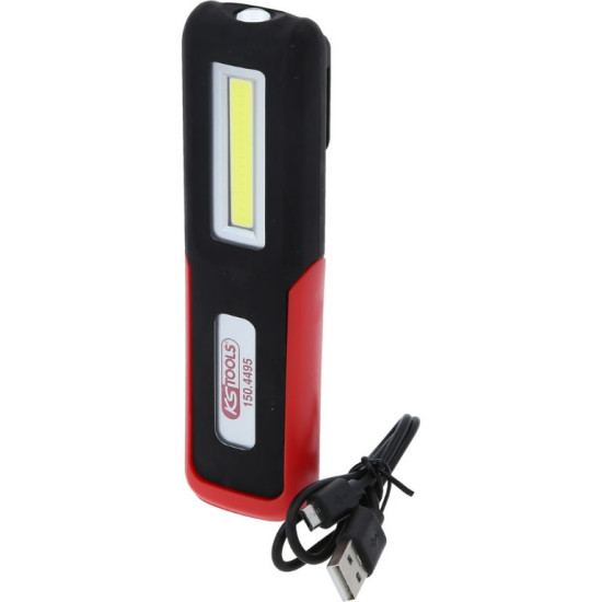 Darba lampa, nolokāma, 3 V COB LED 3vatt, KS Tools