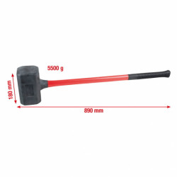 Bezatsitiena āmurs 5500 g eriti suur XL 5500g, KS Tools