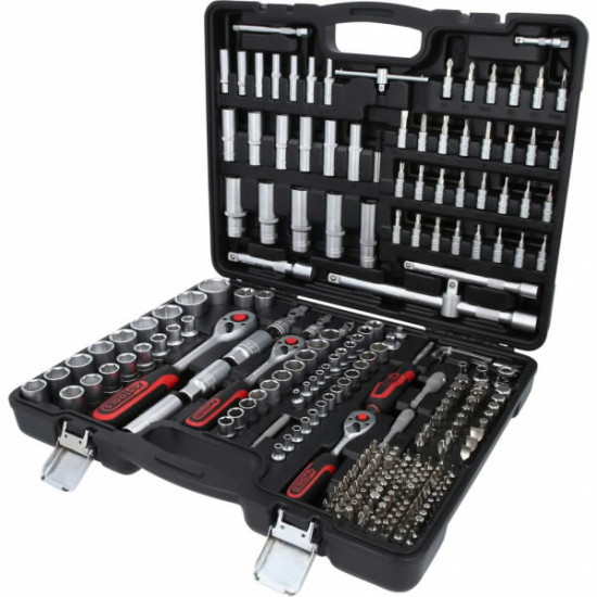 1/4+3/8+1/2'' galatslēgu komplekts 255pcs, KS Tools