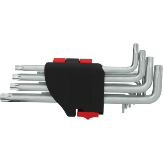L-Torx komplekts, garš, T8-T50, 10 gab., KS Tools