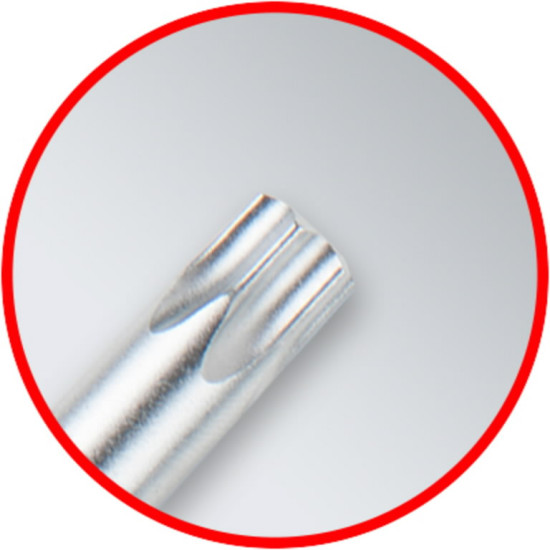 L-Torx komplekts, garš, T8-T50, 10 gab., KS Tools