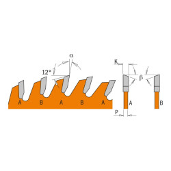 Zāģripa Igab. ITK Plus 140x20mm Z42, CMT