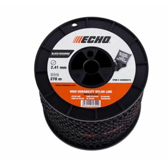 Trimmera aukla BLACK DIAMOND 2,41mm x 269,8m, Echo