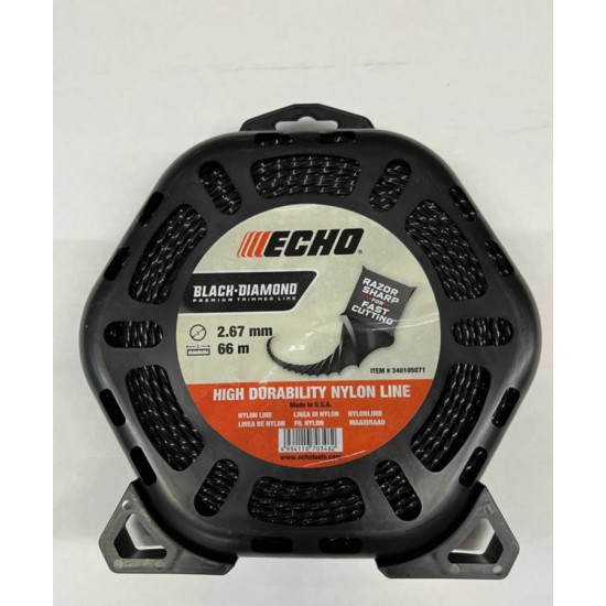 Trimmera aukla BLACK DIAMOND 2,67mm x 66,1m, Echo