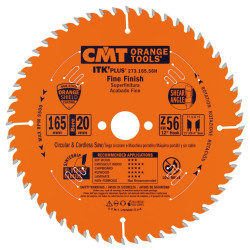 Zāģripa kokam ITK Plus 165x20mm Z56, CMT
