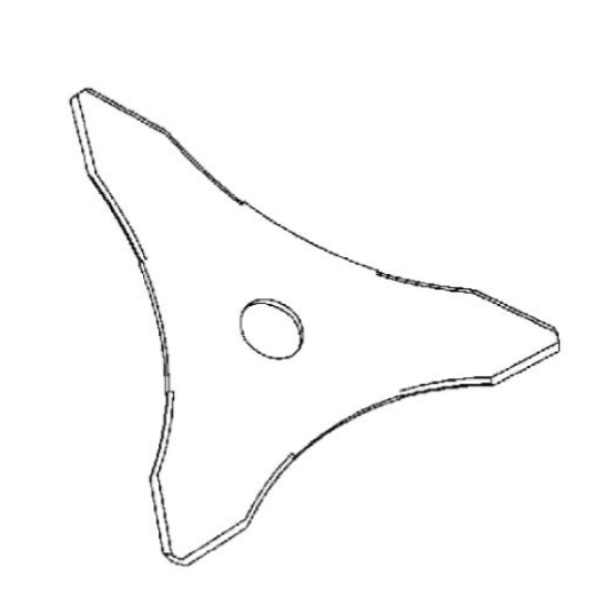 Asmens 230 mm/3,0 mm, 25,4 mm, Echo