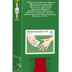 Salvequick salvetes brūču tīrīšanai (0,9% NaCl), 40 gab., Cederroth