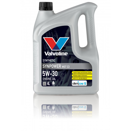 Motoreļļa Synpower MST C3 5W30 4L, Valvoline