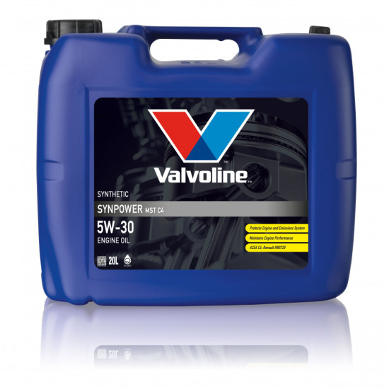 Motoreļļa Synpower MST C4 5W30 20L, Valvoline