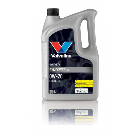 Motoreļļa Synpower DX1 0W20 5L, Valvoline