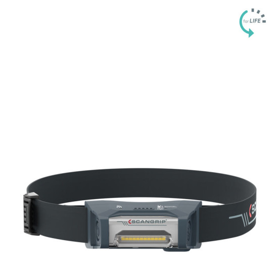 Galvas lukturis LED I-VIEW USB IP65 400lm, uzlādējams, Scangrip